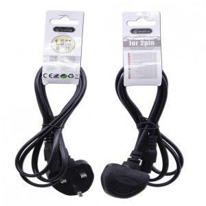 Buy B6181 UK Charge Cable 2 pin 1.5M Black